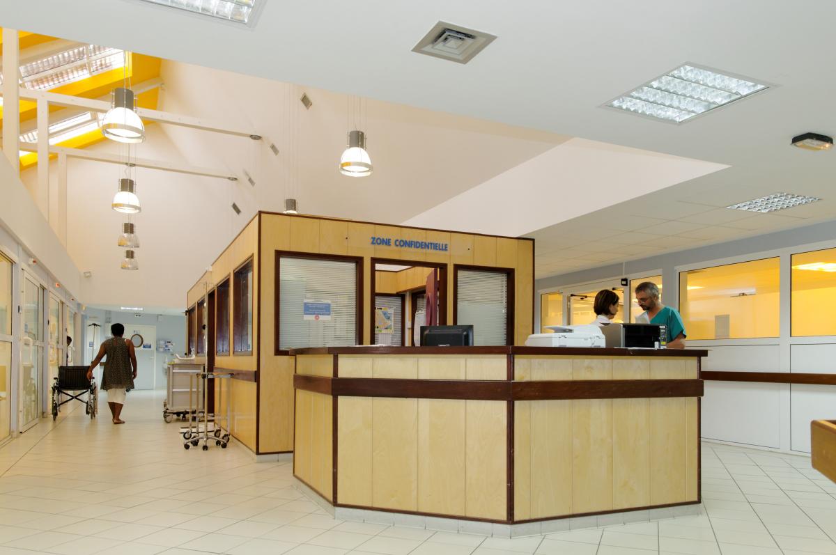 L'acceuil de la gestion administrative des patients (Kourou - Guyane)